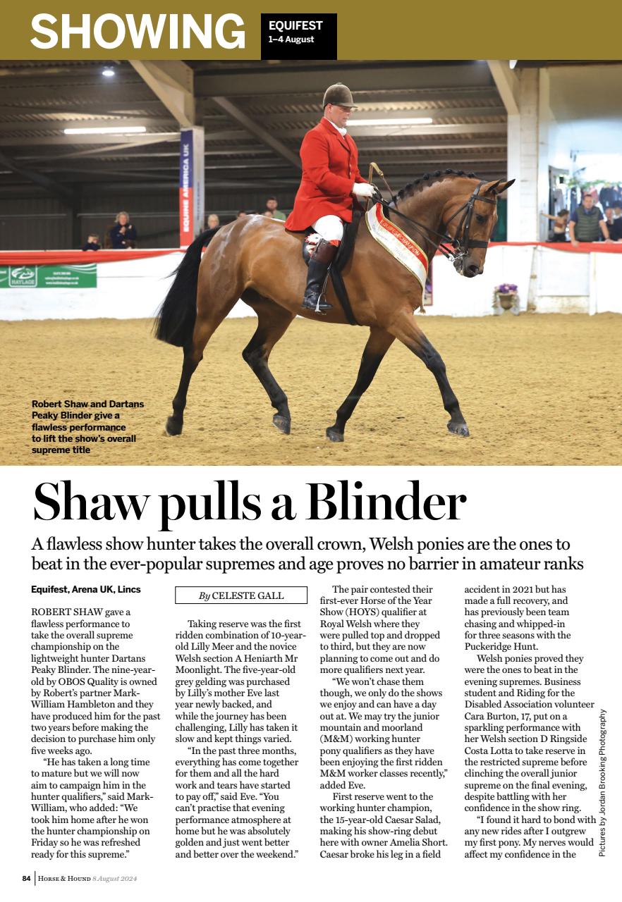 Horse & Hound Preview Pages