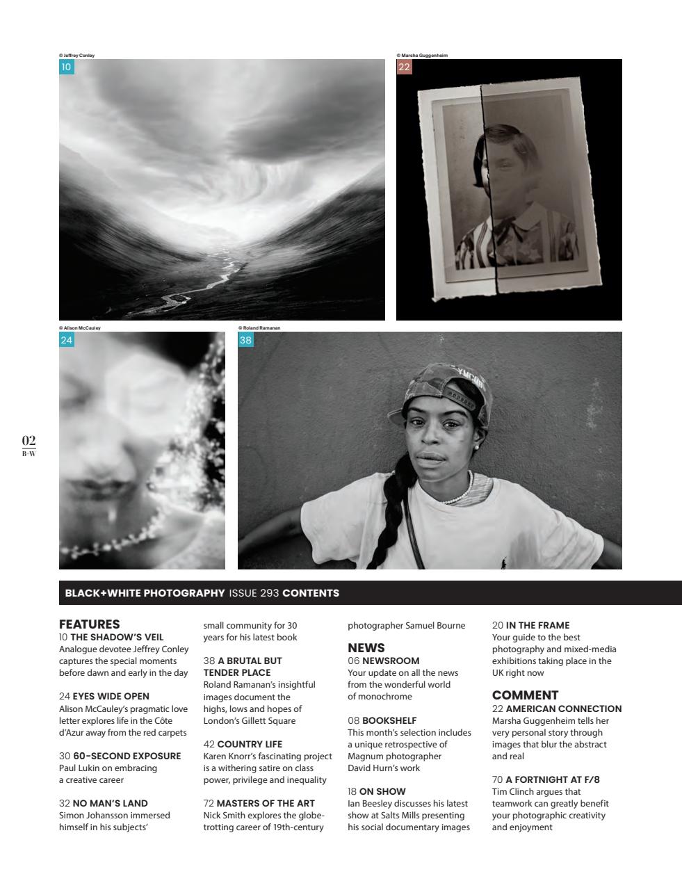 Black+White Photography Preview Pages