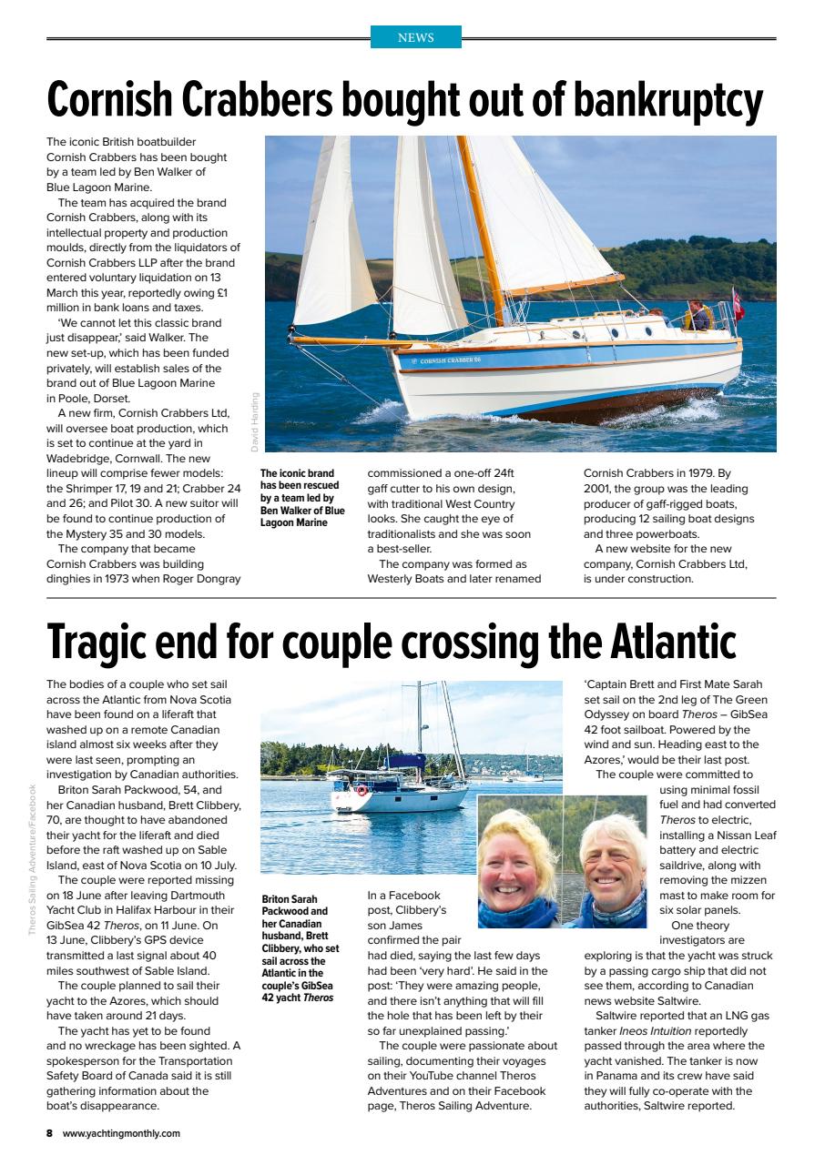 Yachting Monthly Preview Pages