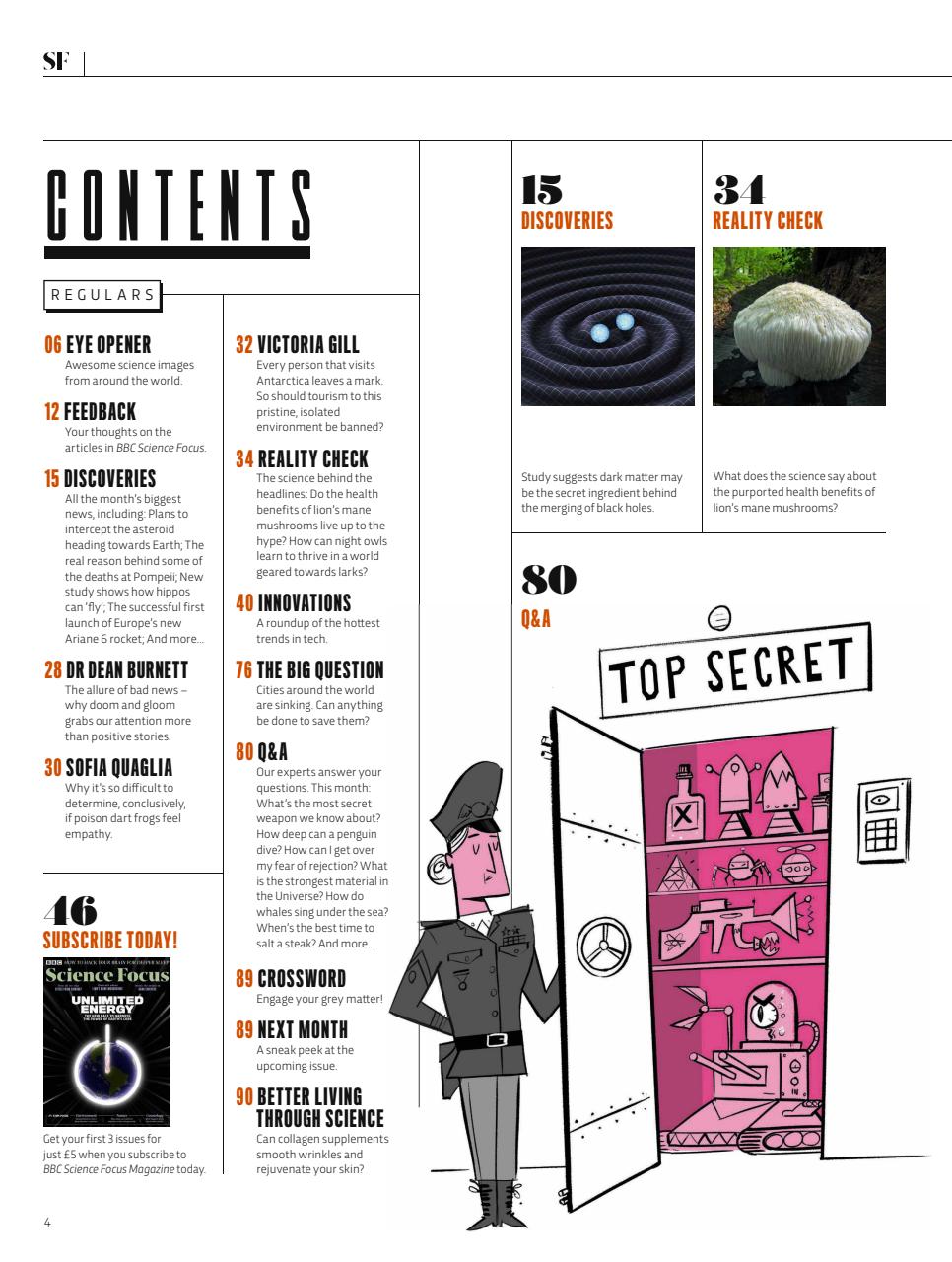 BBC Science Focus Magazine Preview Pages