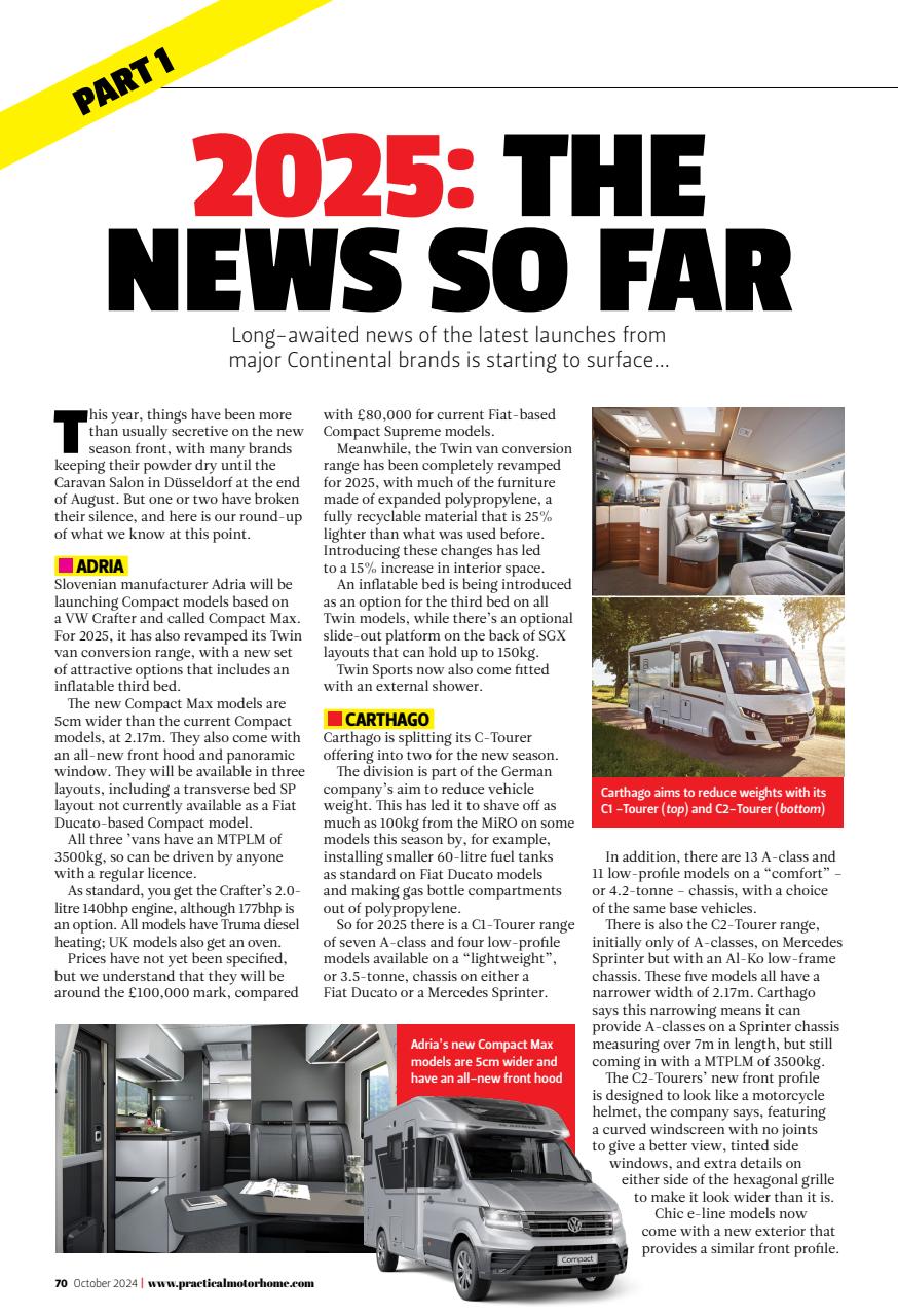 Practical Motorhome Preview Pages