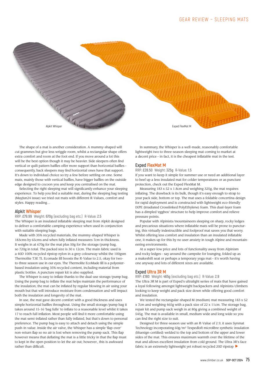 Climber Preview Pages