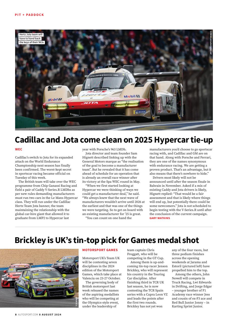 Autosport Preview Pages