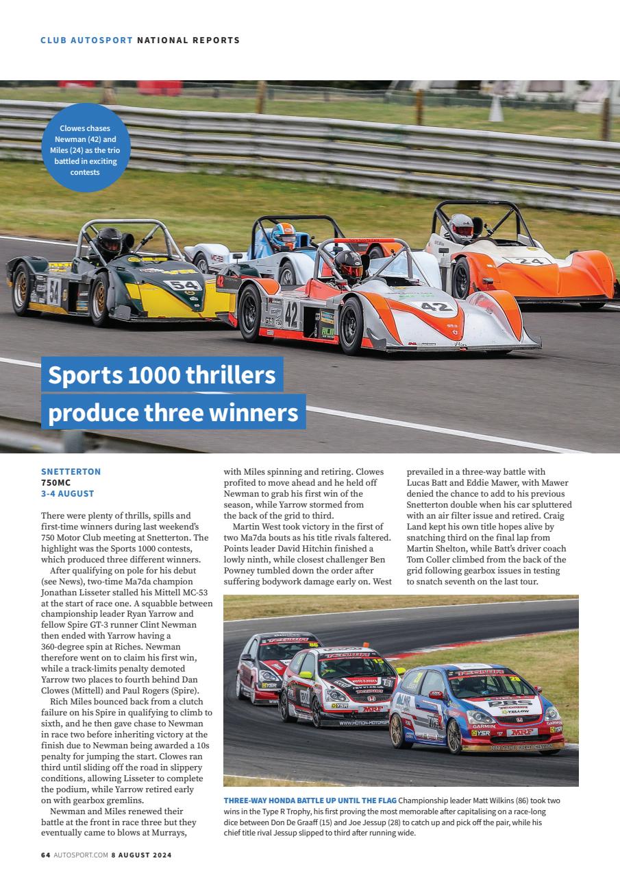 Autosport Preview Pages