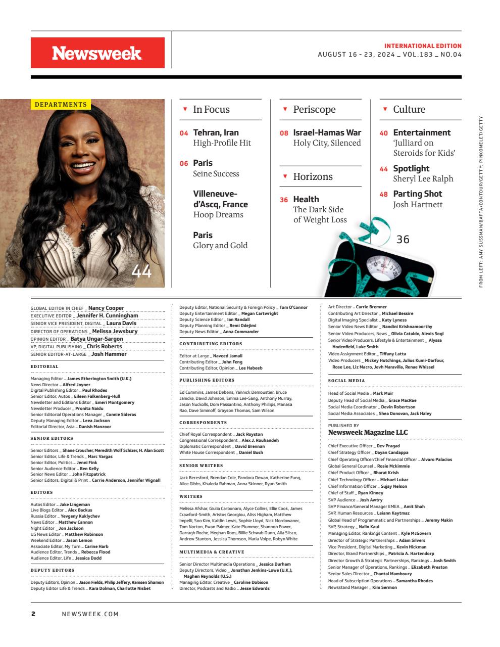 Newsweek International Preview Pages