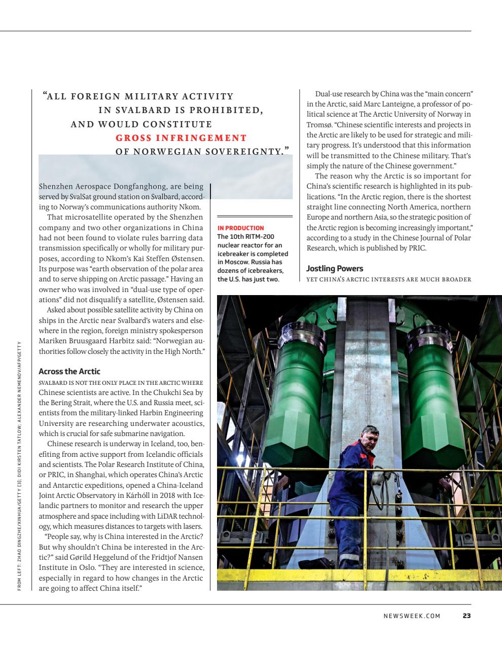 Newsweek International Preview Pages