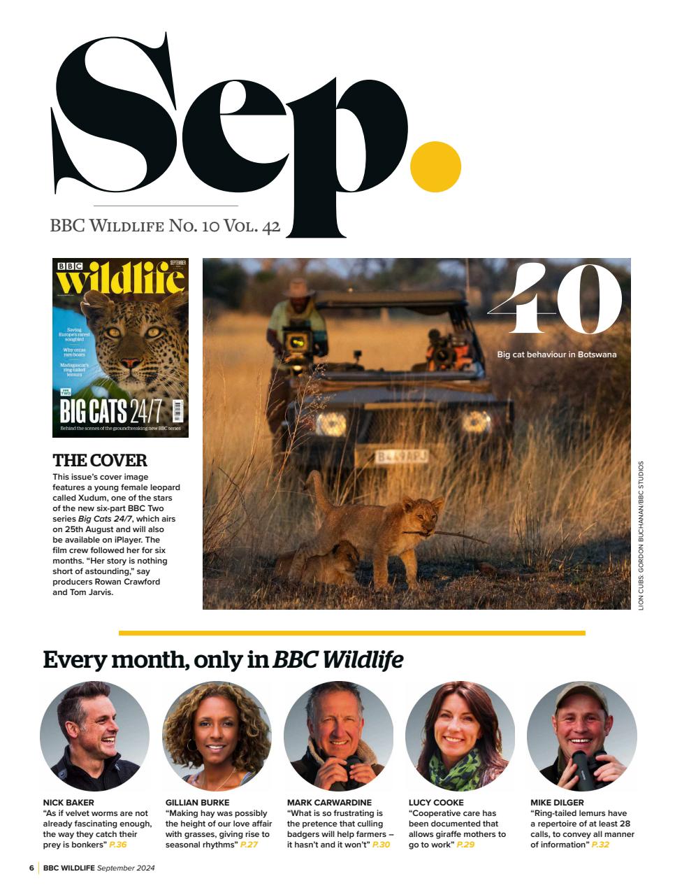 BBC Wildlife Magazine Preview Pages