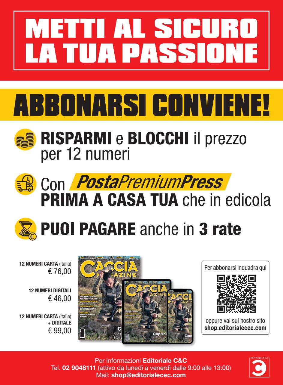 Caccia Magazine Preview Pages