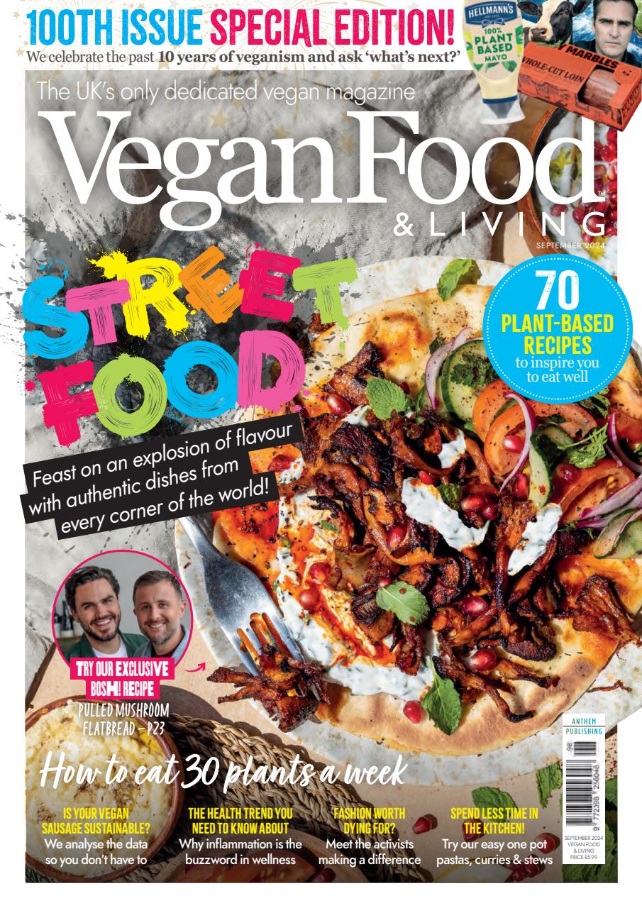 Vegan Food & Living Magazine Preview Pages
