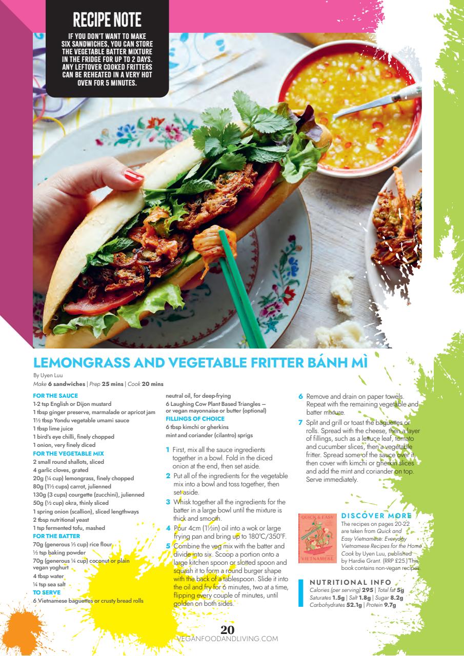 Vegan Food & Living Magazine Preview Pages