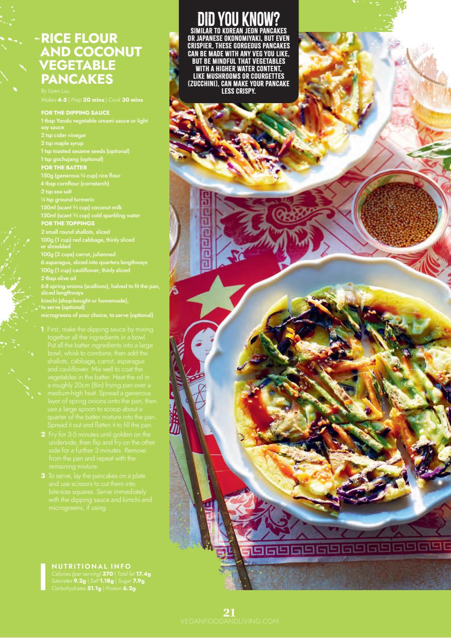 Vegan Food & Living Magazine Preview Pages