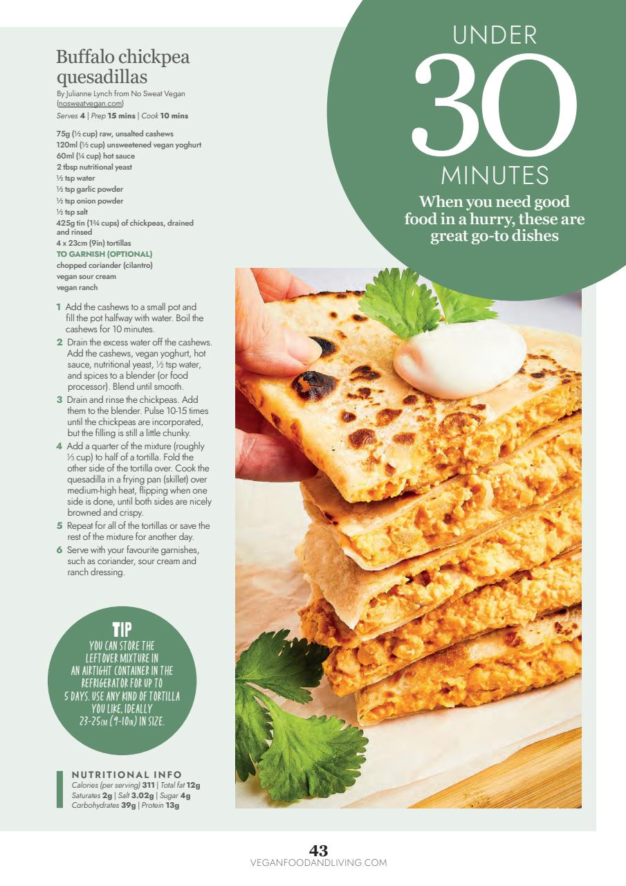 Vegan Food & Living Magazine Preview Pages