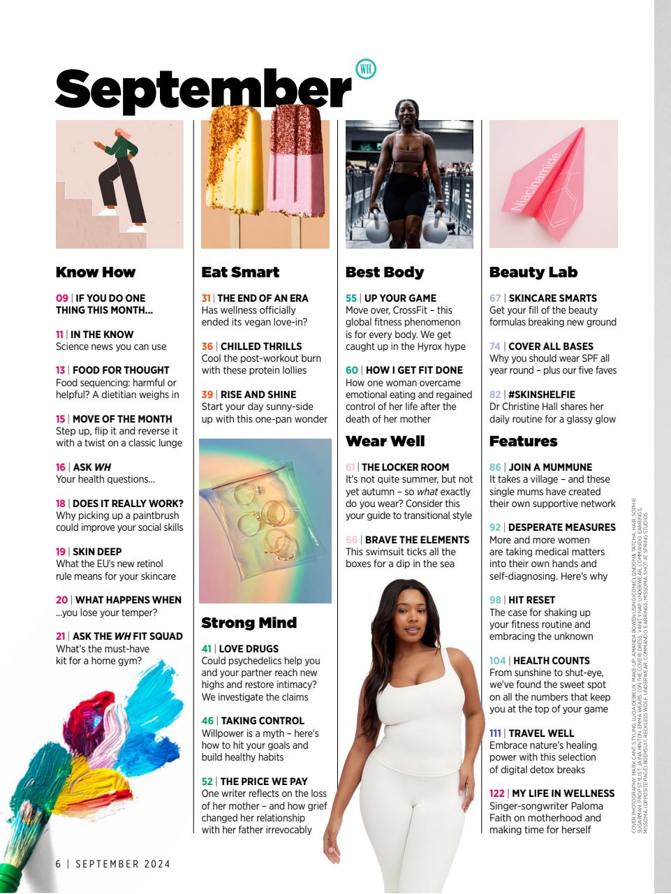 Women's Health Preview Pages