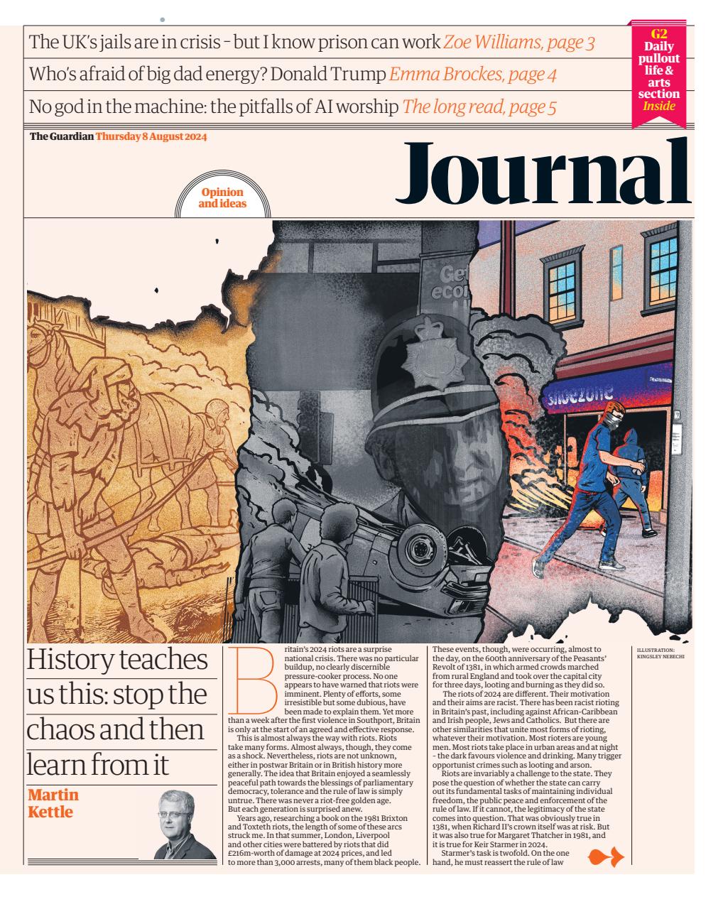 The Guardian Newspaper Preview Pages