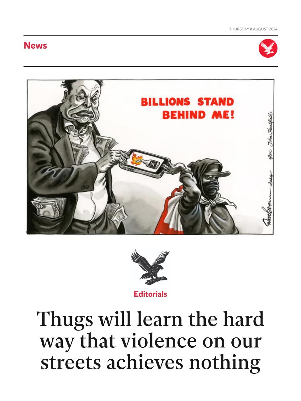 The Independent Daily Edition Newspaper Preview Pages