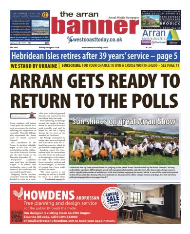 Arran Banner issue 09/08/2024
