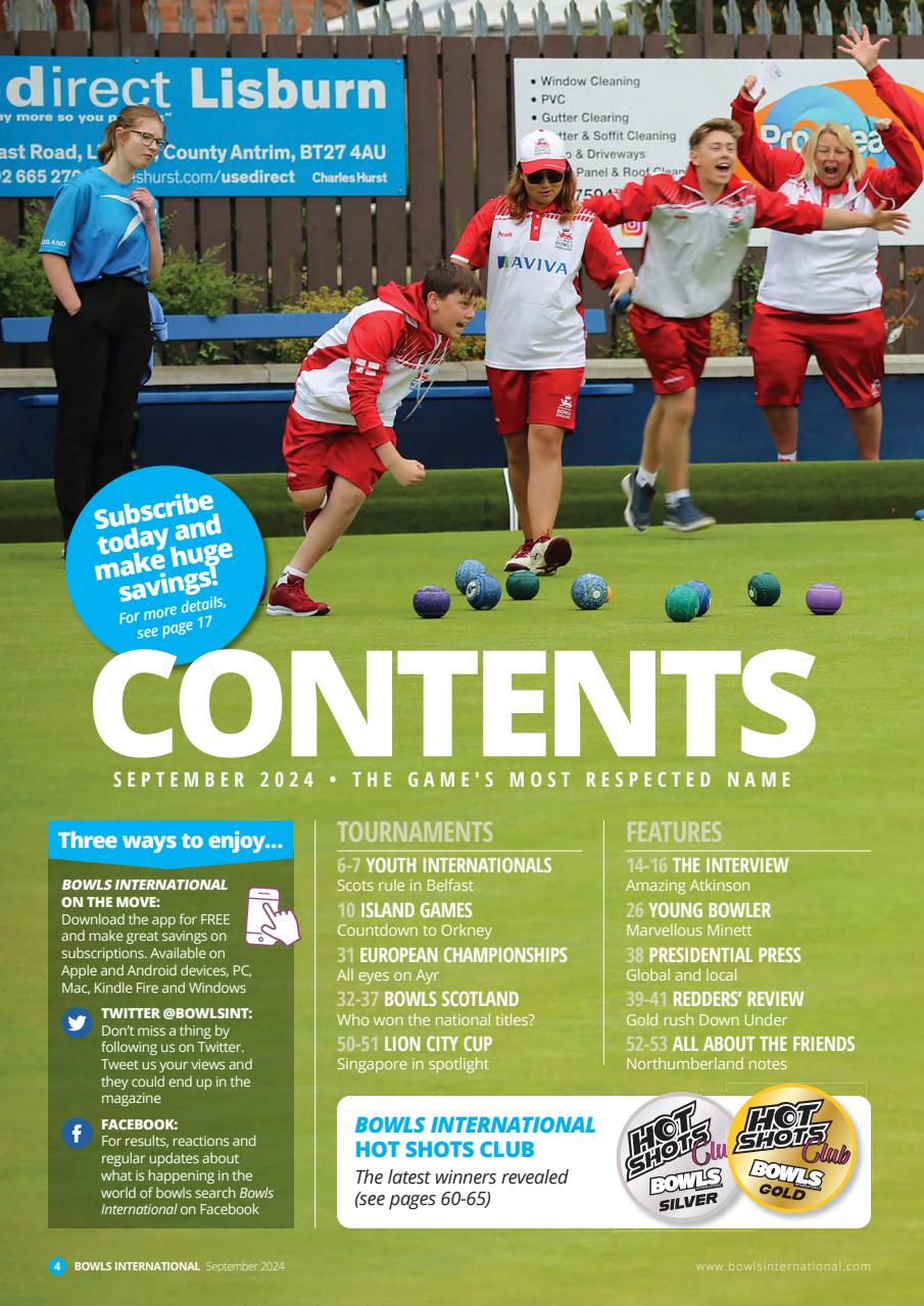 Bowls International Preview Pages