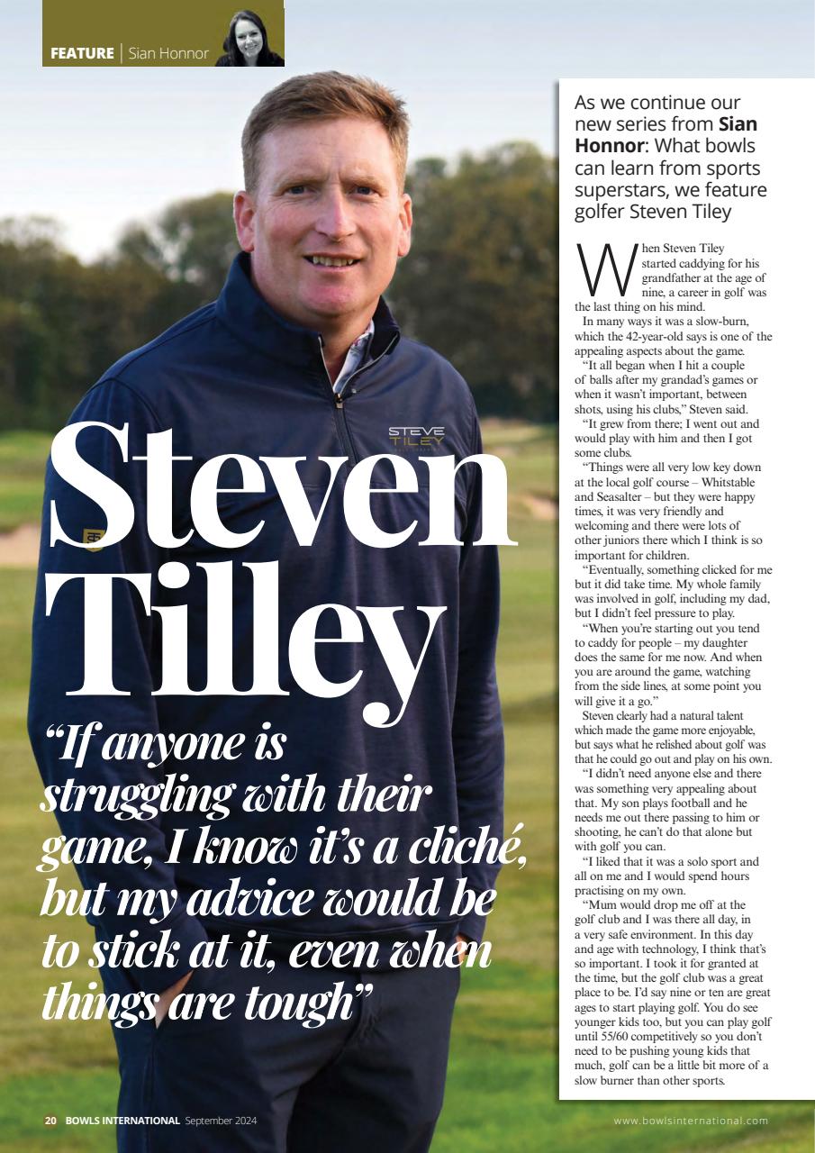 Bowls International Preview Pages