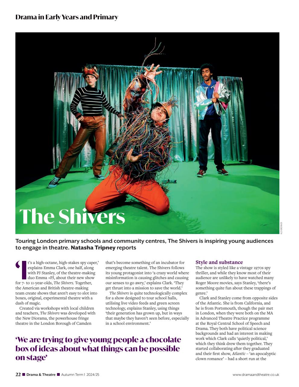 Drama and Theatre Preview Pages