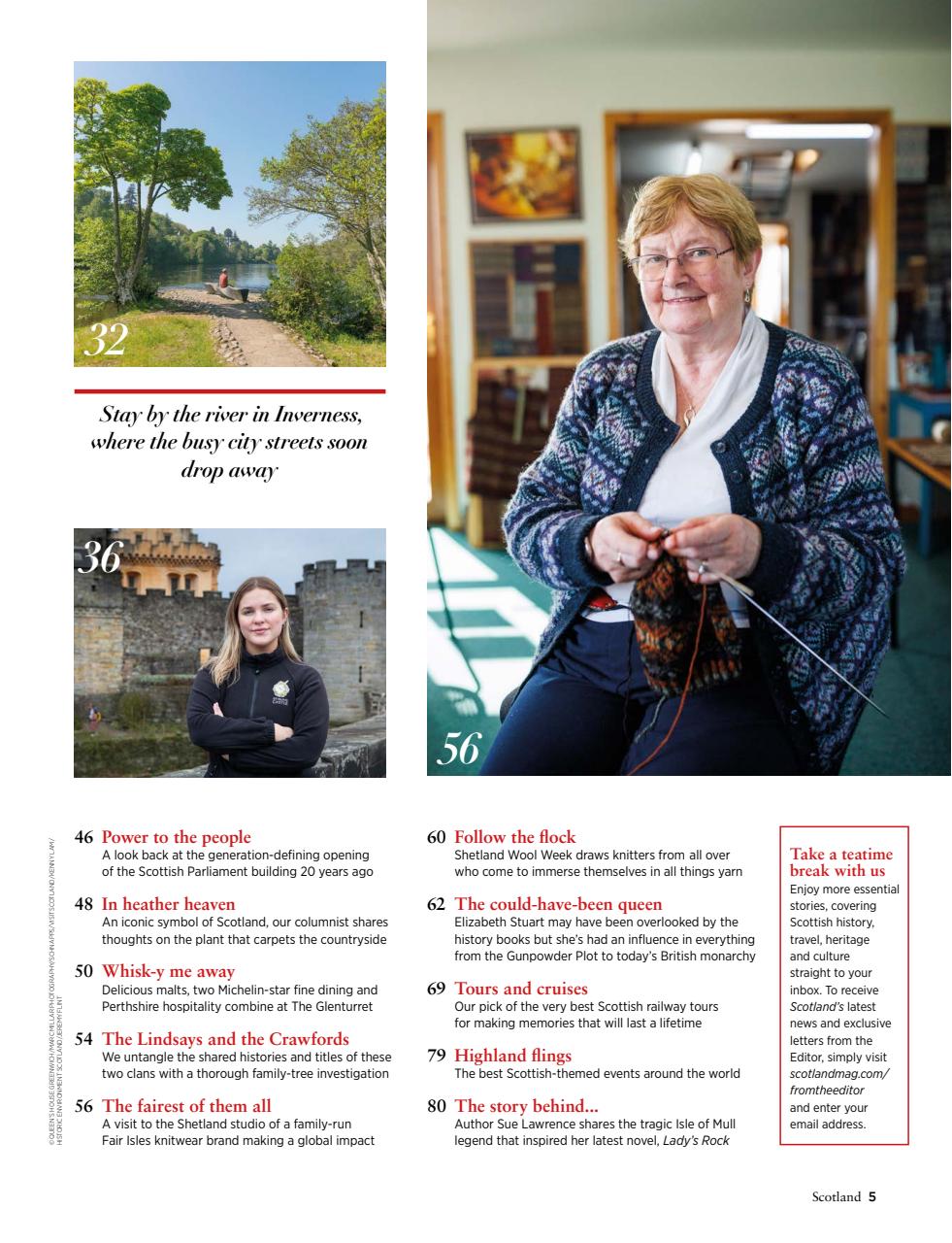 Scotland Magazine Preview Pages