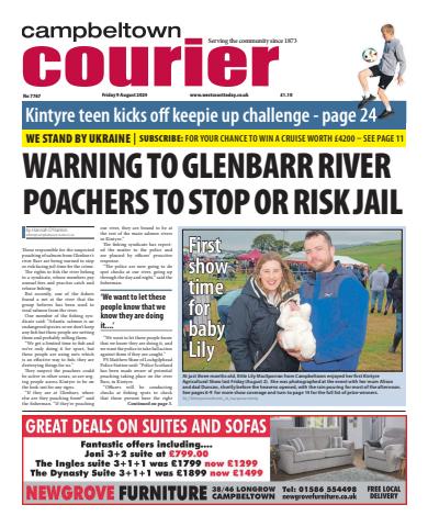 Campbeltown Courier issue Friday, August 09, 2024