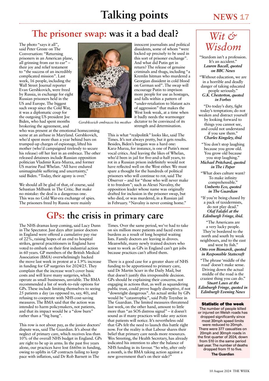 The Week Preview Pages