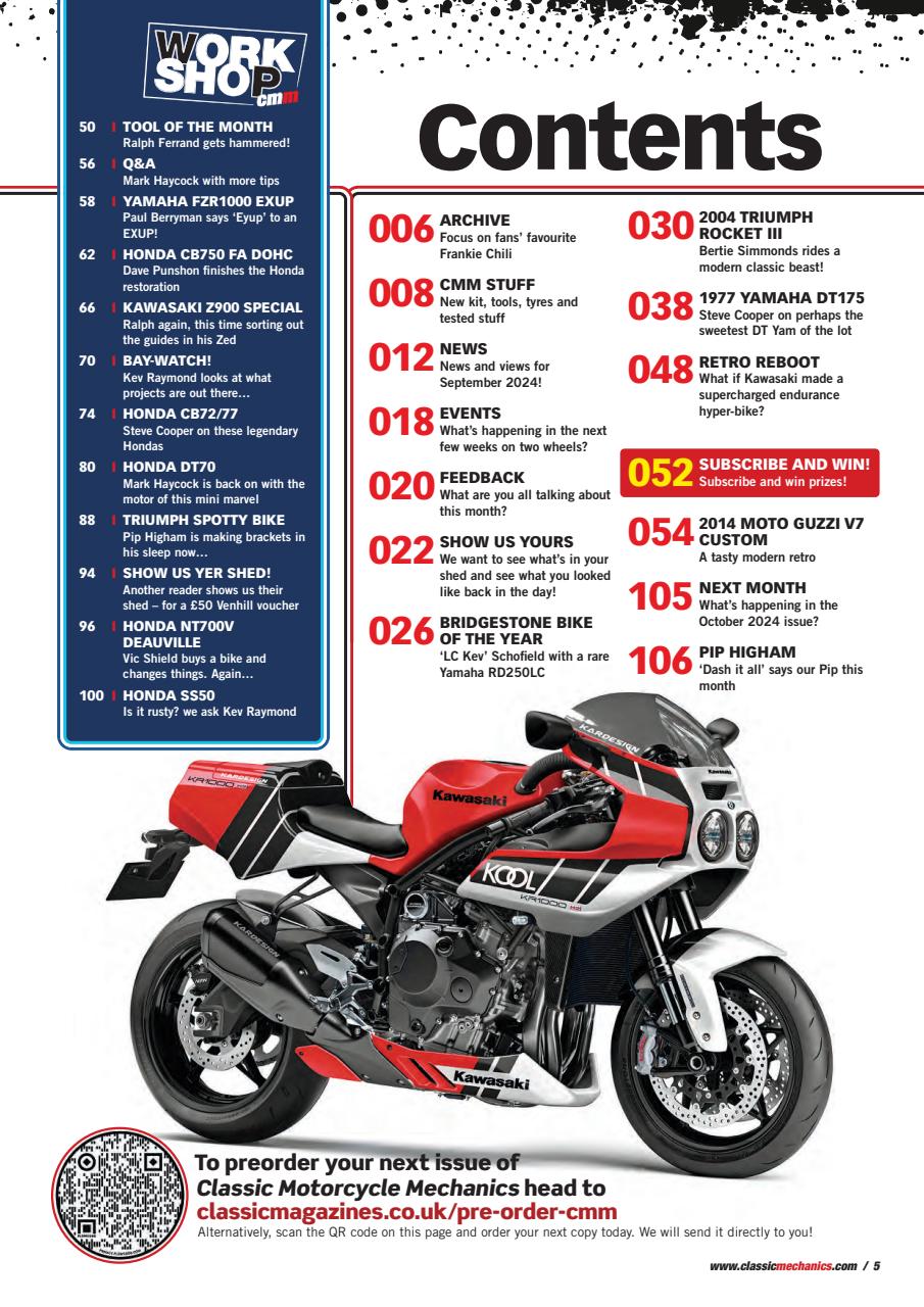 Classic Motorcycle Mechanics Preview Pages