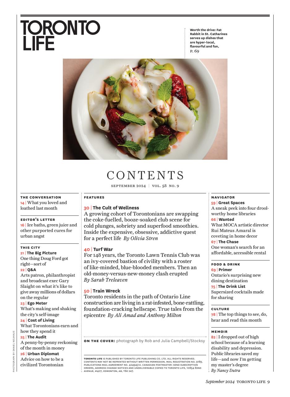 Toronto Life Preview Pages