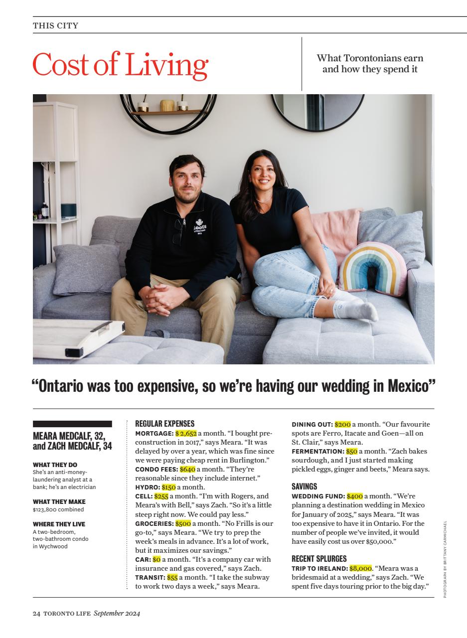 Toronto Life Preview Pages