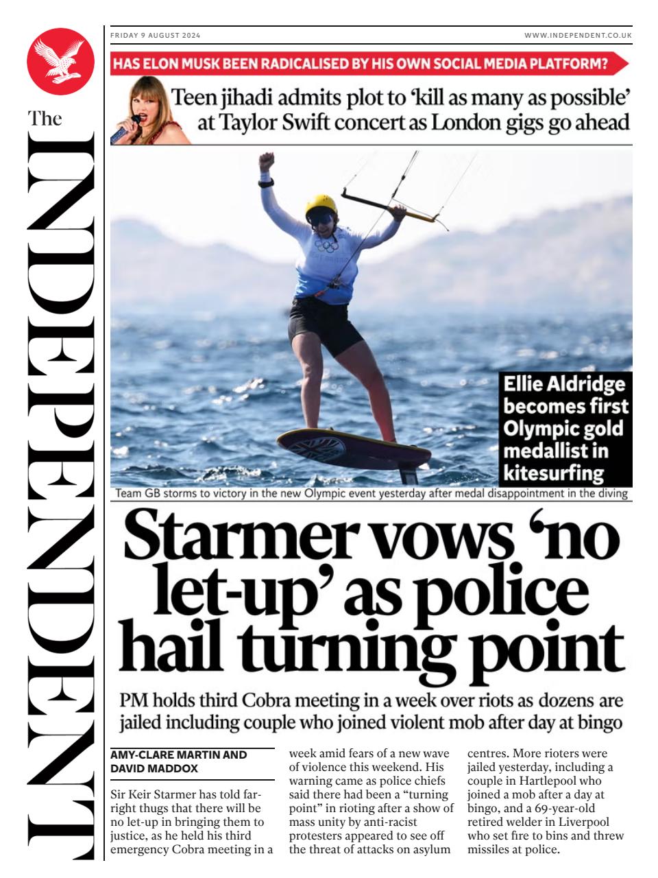 The Independent Daily Edition Newspaper Preview Pages