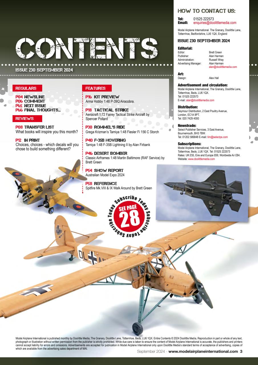 Model Airplane International Preview Pages