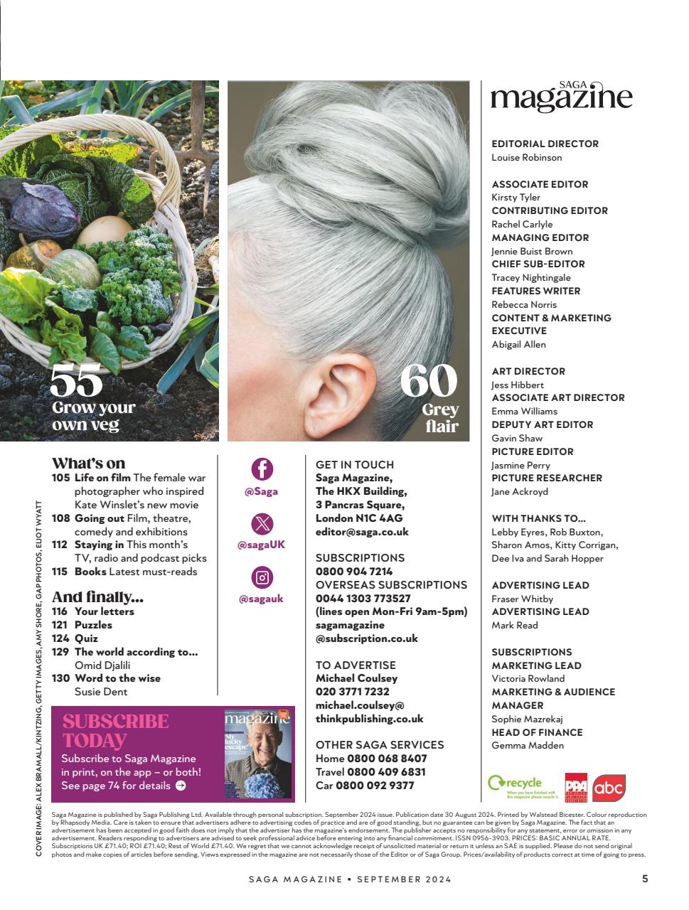 Saga Magazine Preview Pages