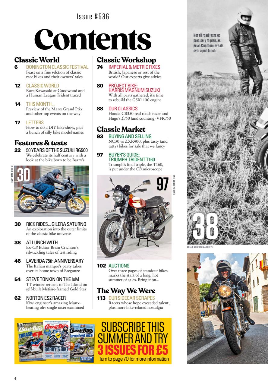 Classic Bike Preview Pages