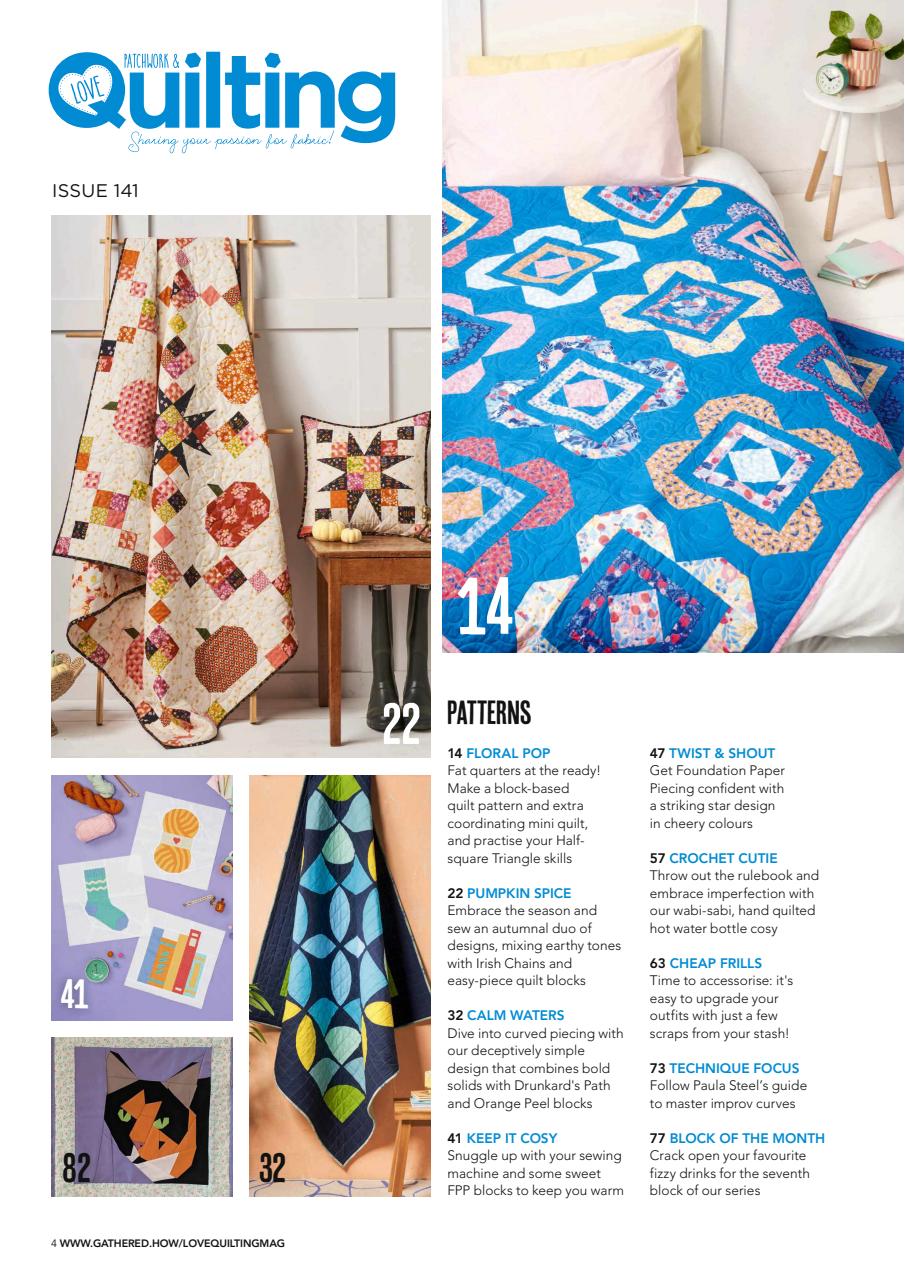 Love Patchwork & Quilting Preview Pages