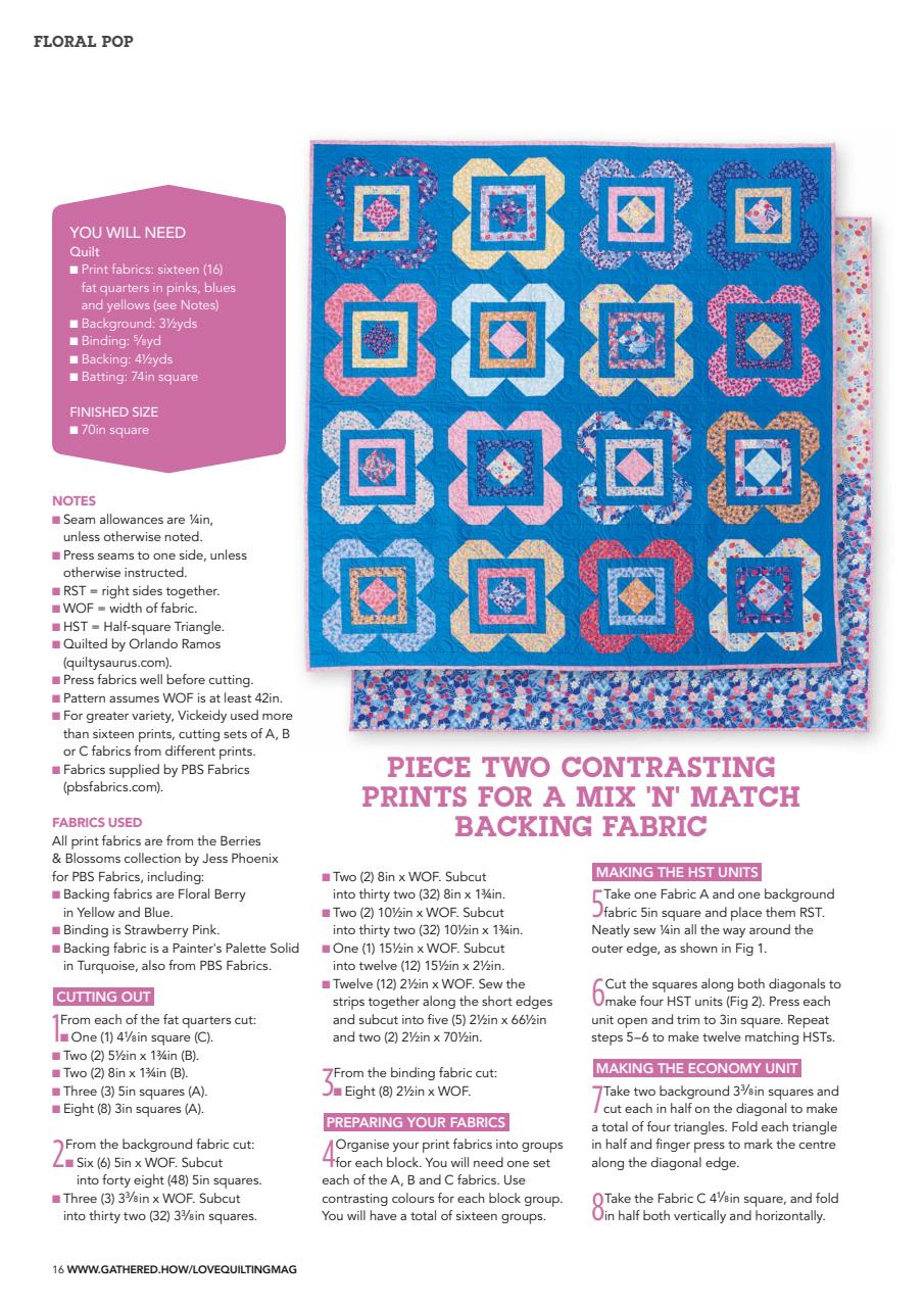 Love Patchwork & Quilting Preview Pages