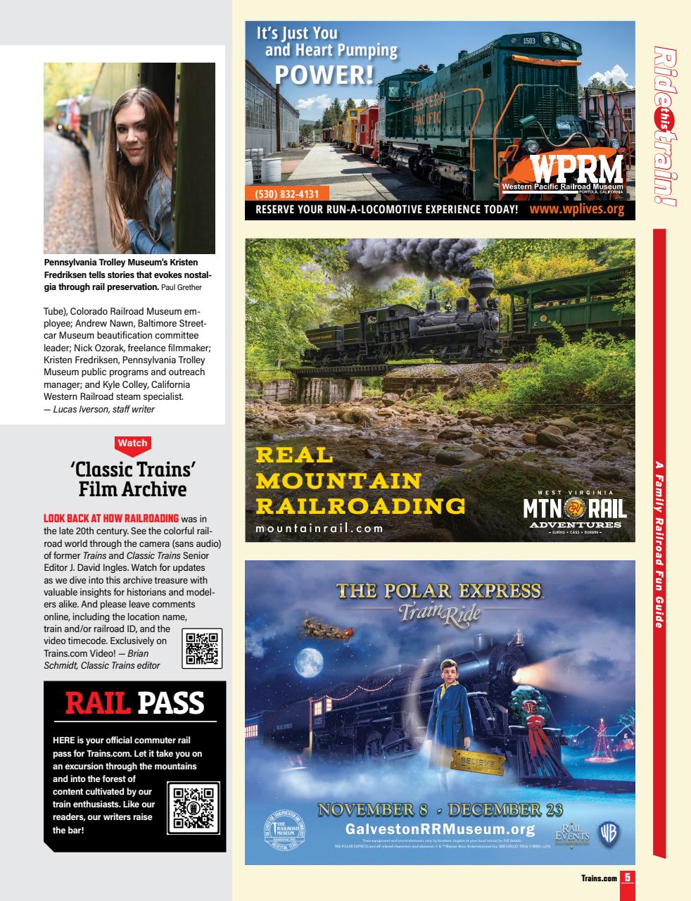 Trains Preview Pages