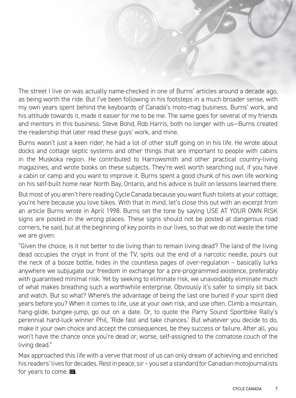 Cycle Canada Preview Pages