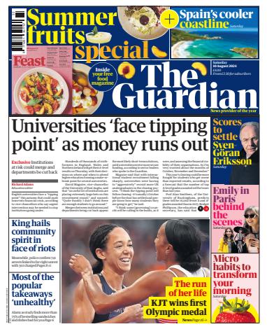 The Guardian Newspaper issue Saturday, August 10, 2024