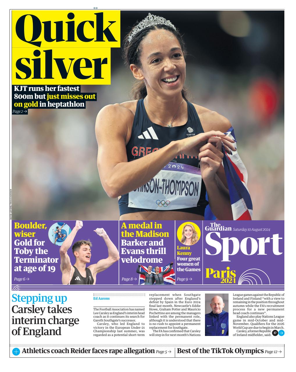 The Guardian Newspaper Preview Pages