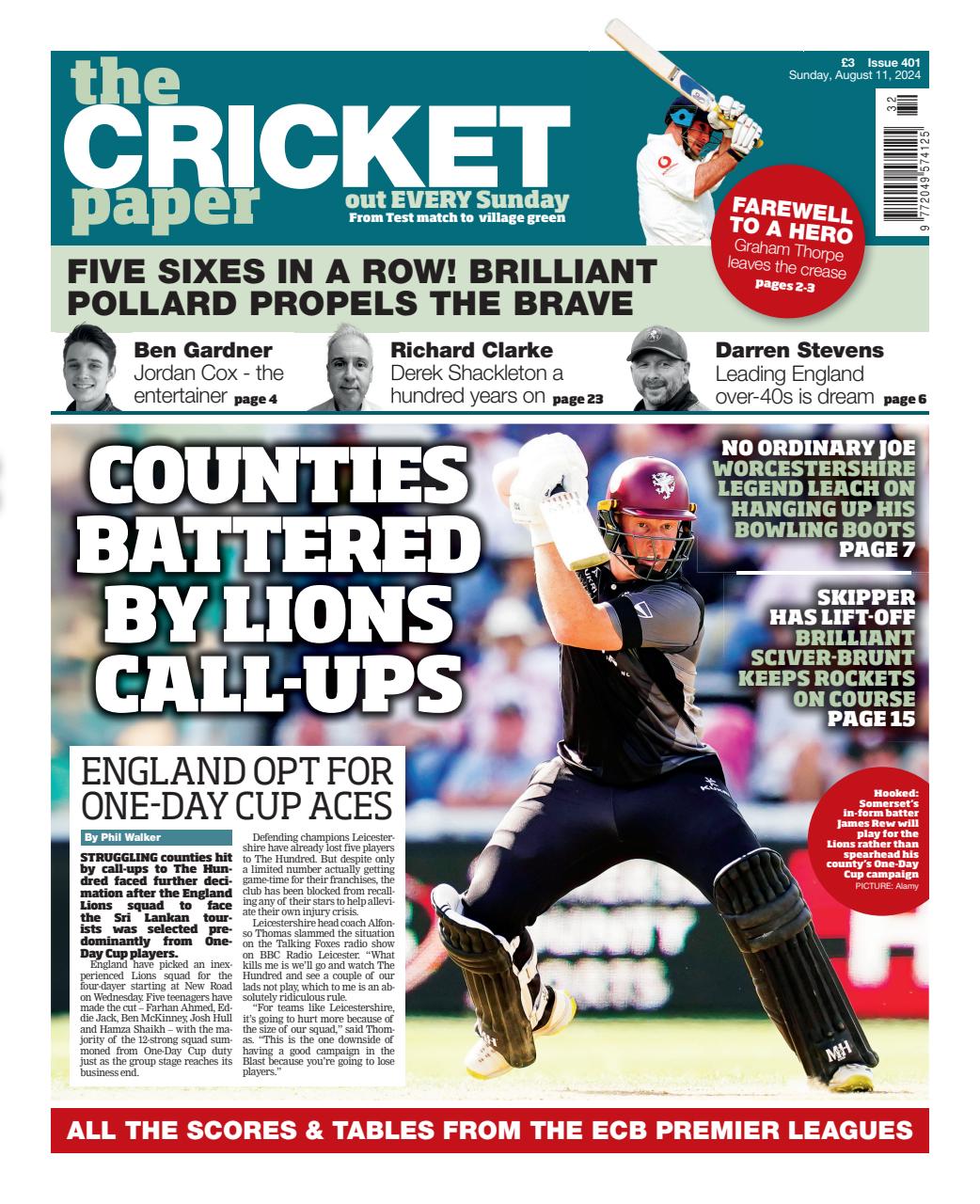 The Cricket Paper Preview Pages