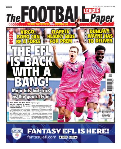 The Football League Paper issue 11th August 2024