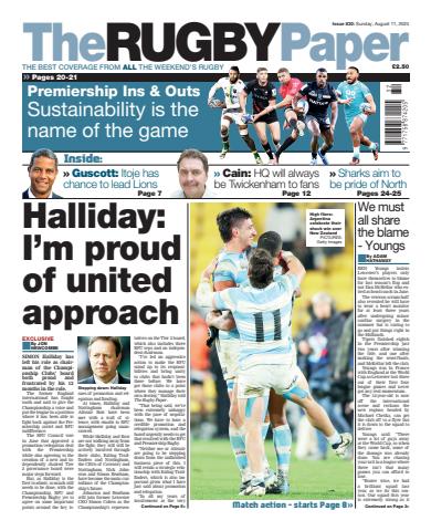 The Rugby Paper issue 11th August 2024