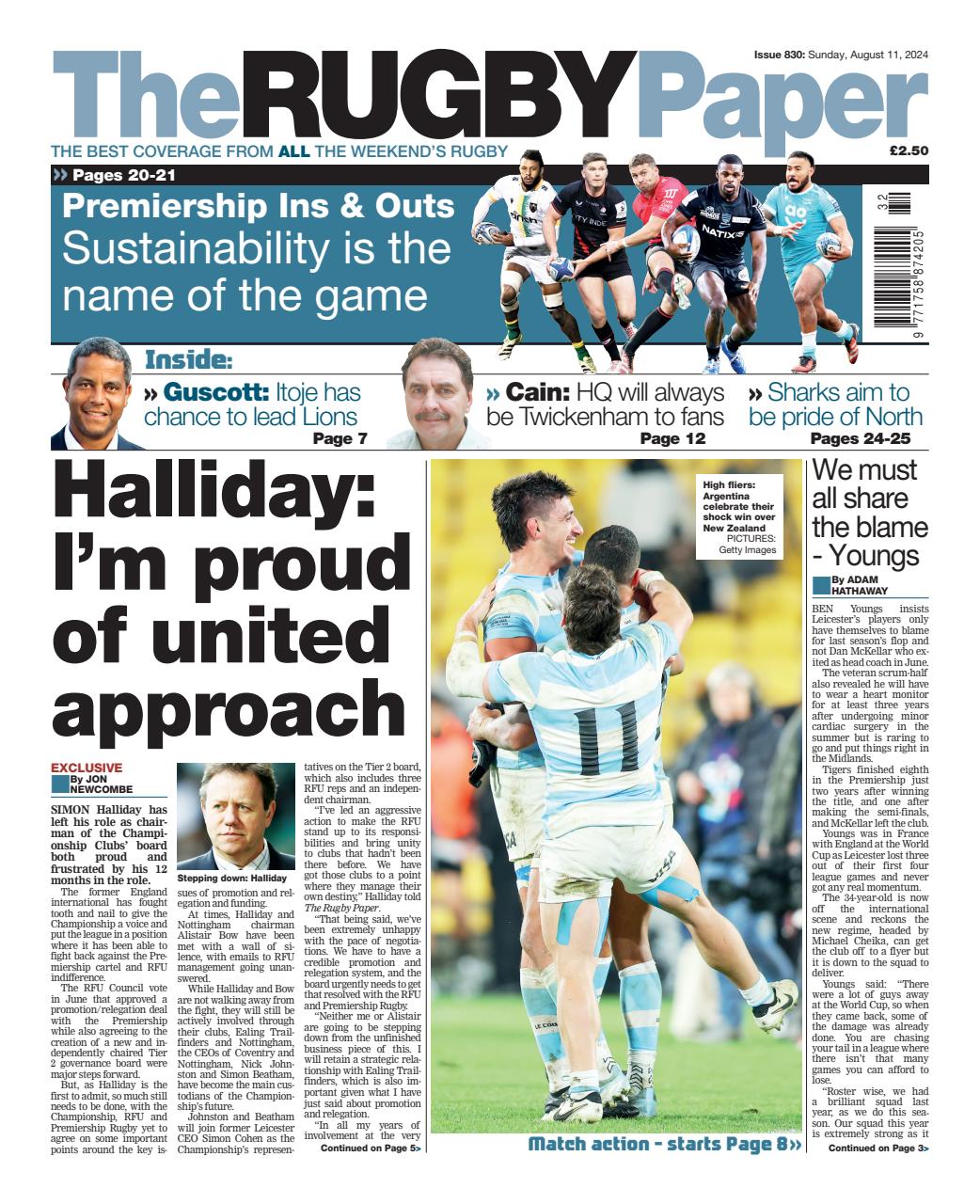 The Rugby Paper Preview Pages