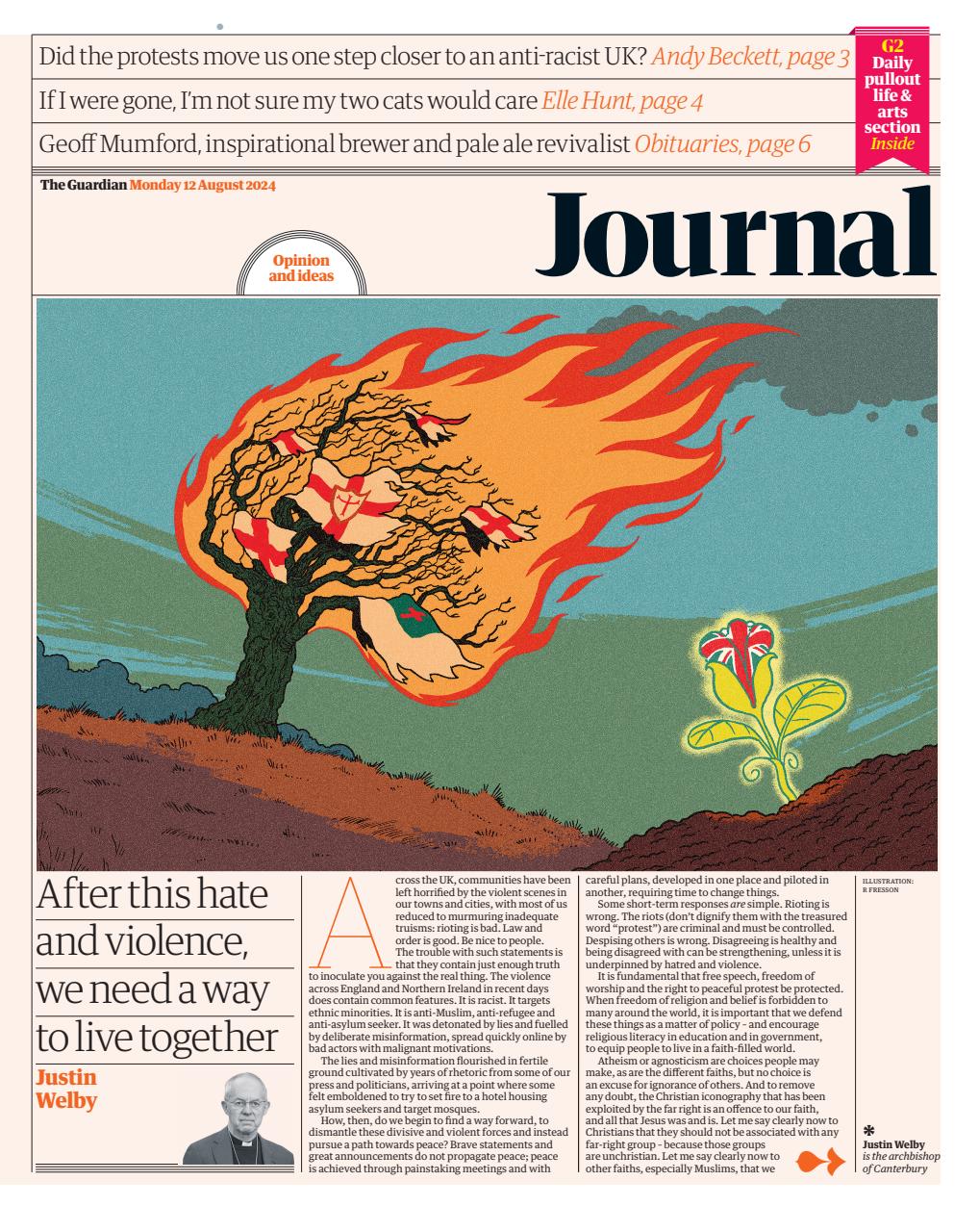 The Guardian Newspaper Preview Pages