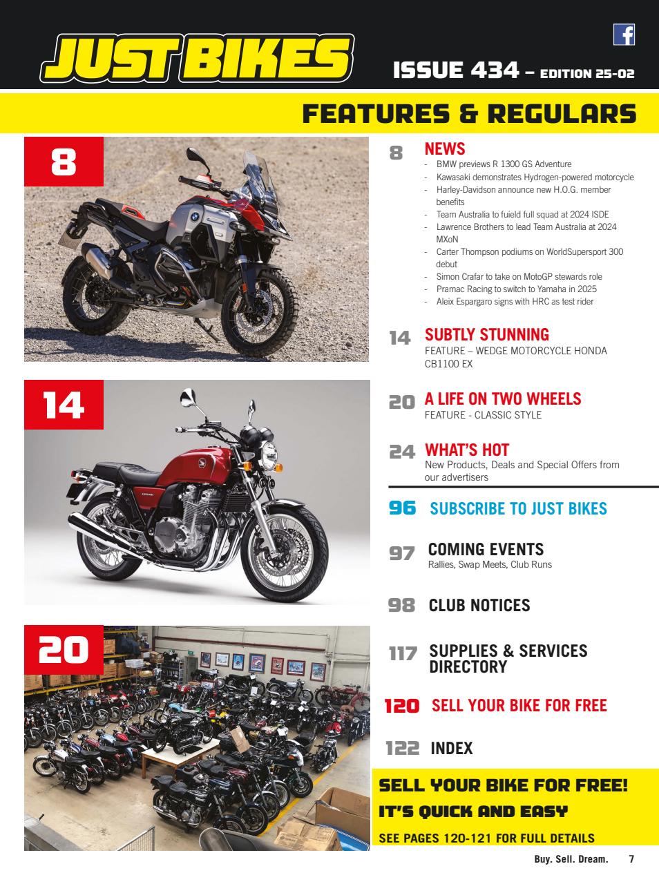 JUST BIKES Preview Pages