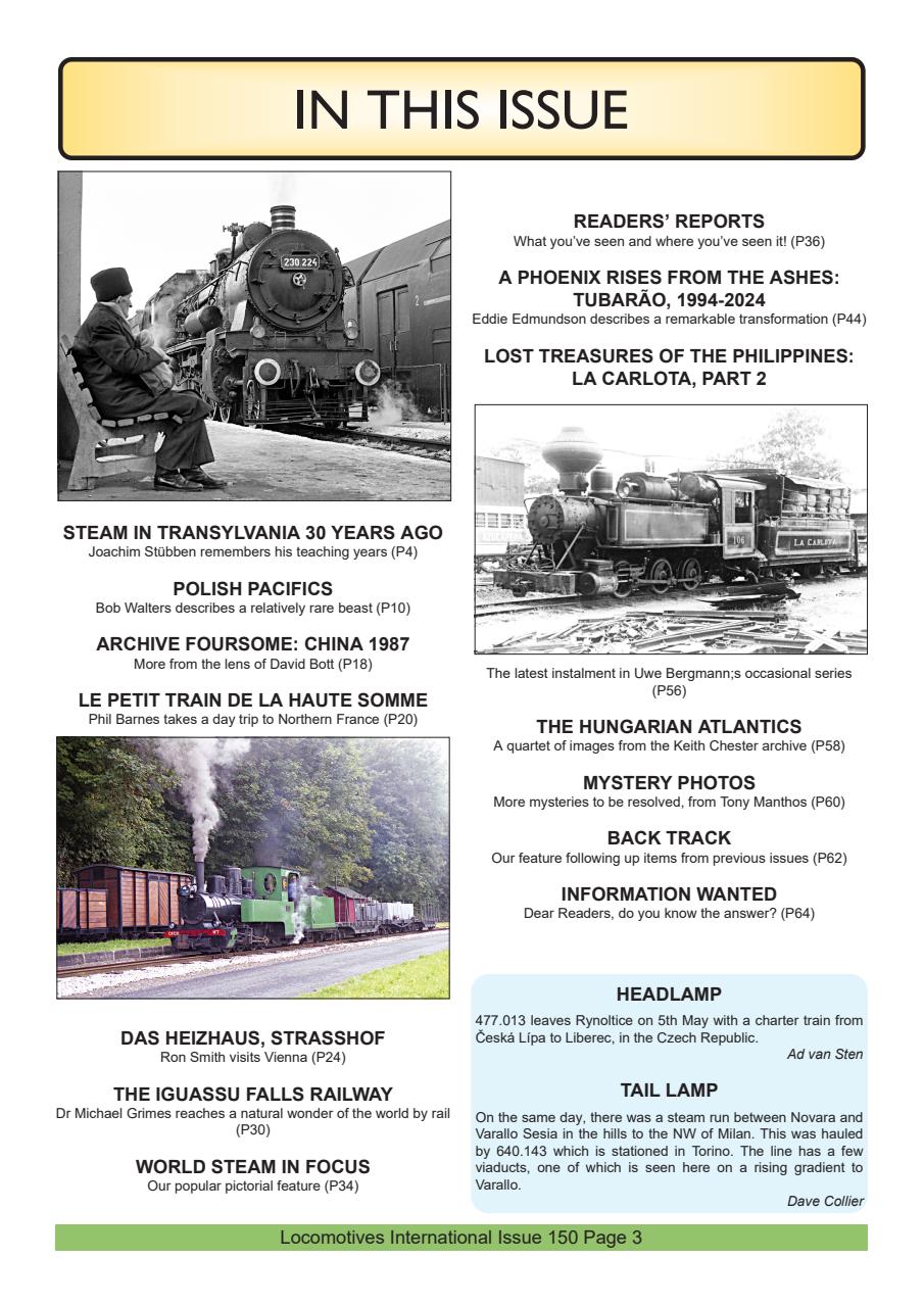 Locomotives International Preview Pages