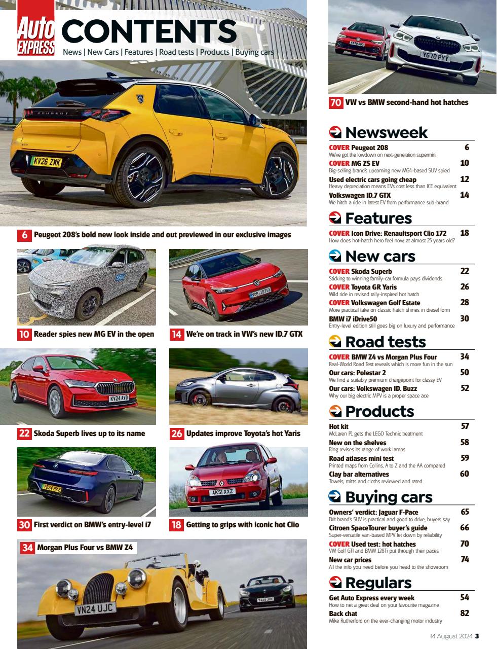 Auto Express Preview Pages