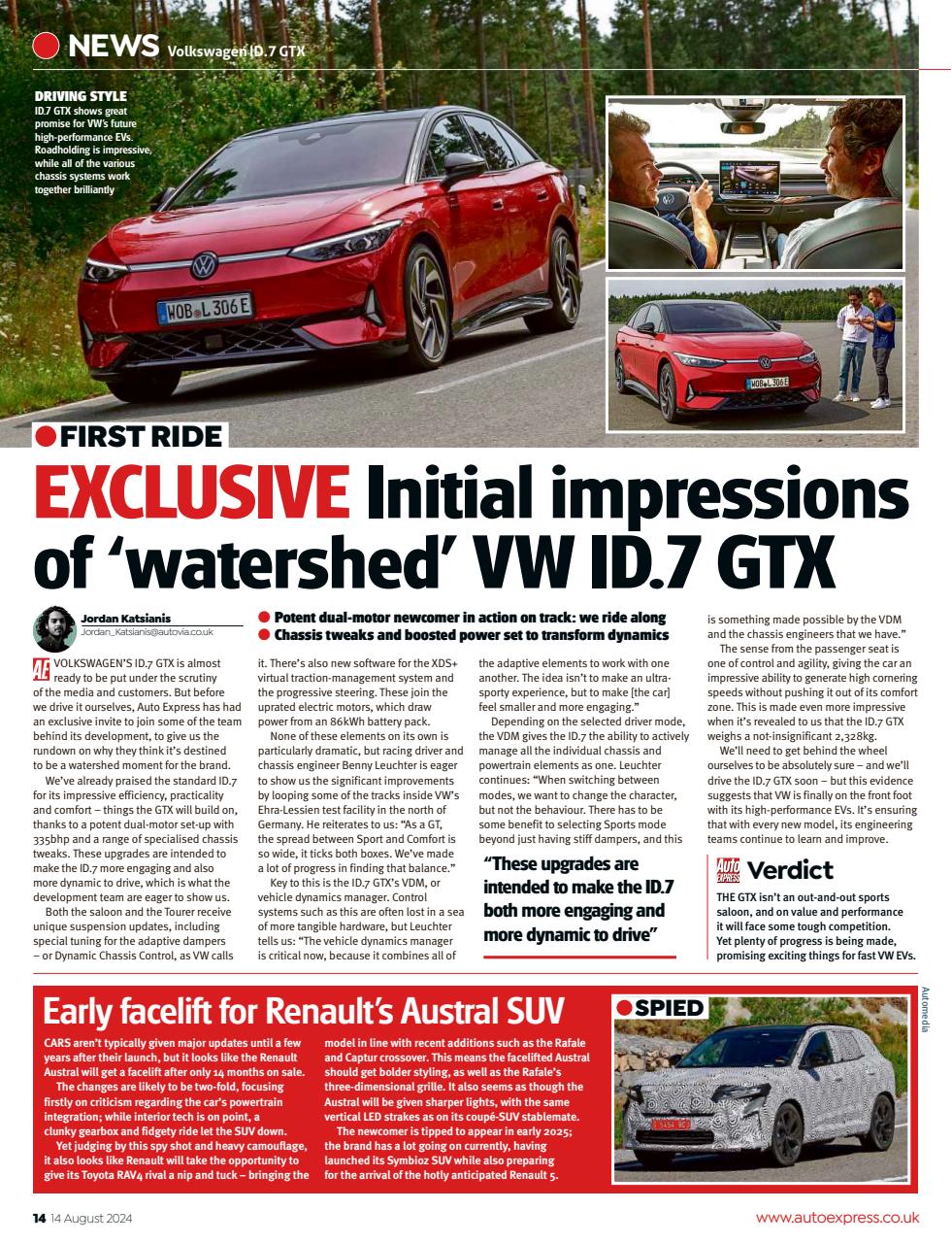 Auto Express Preview Pages