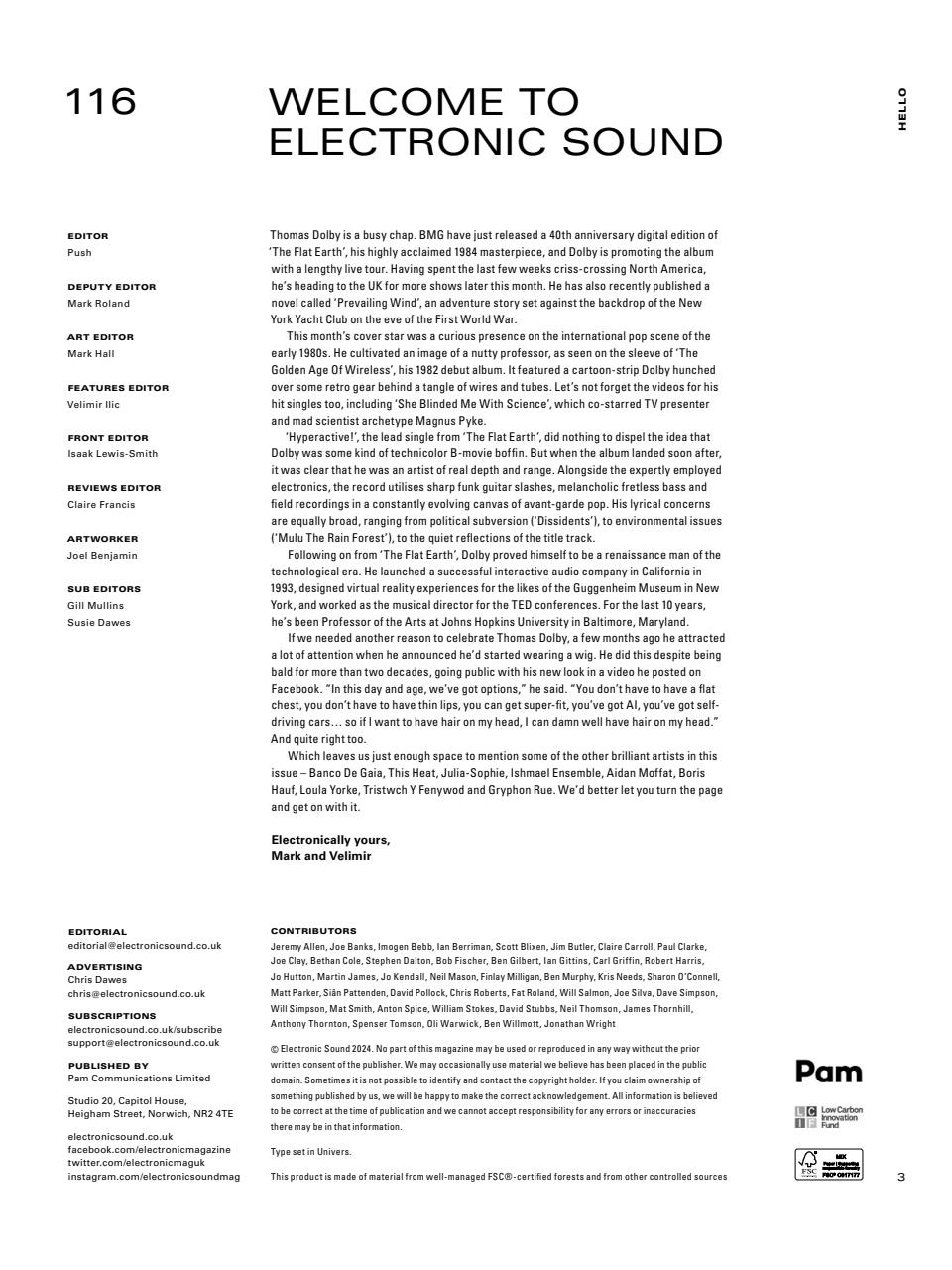 Electronic Sound Preview Pages