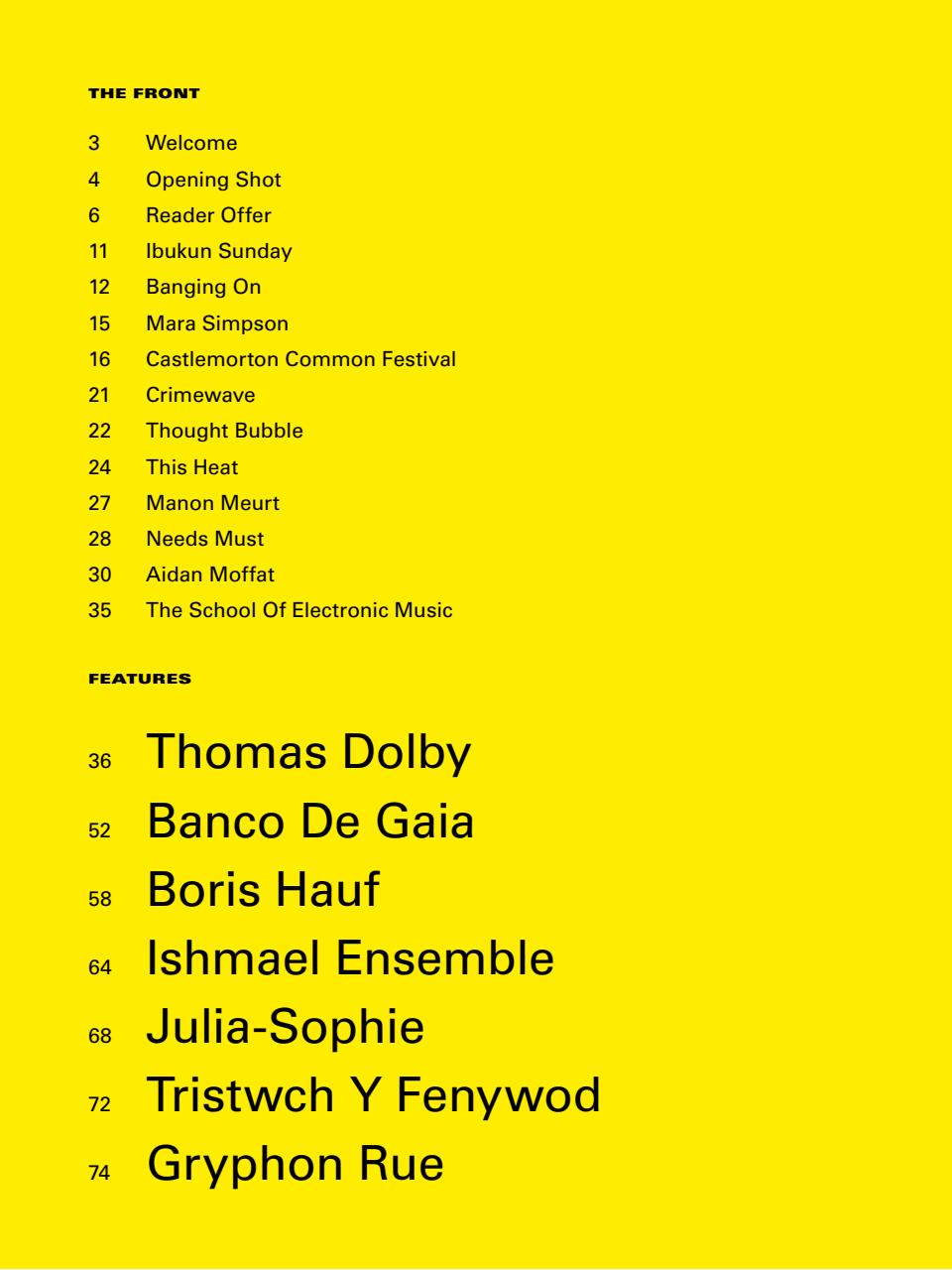 Electronic Sound Preview Pages